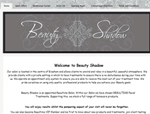 Tablet Screenshot of beautyshadow.co.uk